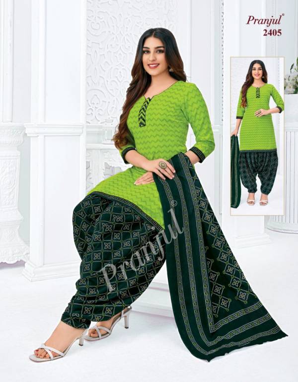 Pranjul Priyanshi 24 Cotton Printed Designer casual Wear Dress Material Collection